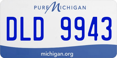MI license plate DLD9943