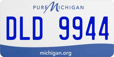 MI license plate DLD9944