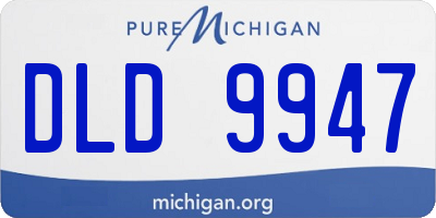 MI license plate DLD9947