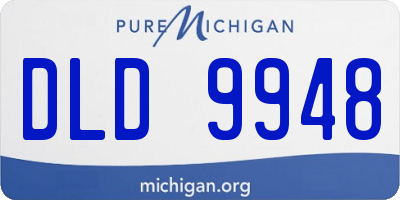 MI license plate DLD9948