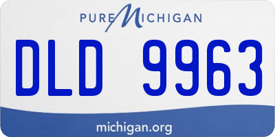 MI license plate DLD9963