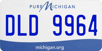 MI license plate DLD9964