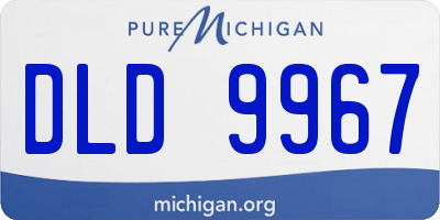 MI license plate DLD9967
