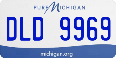 MI license plate DLD9969