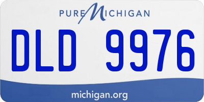 MI license plate DLD9976