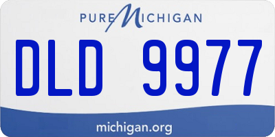 MI license plate DLD9977