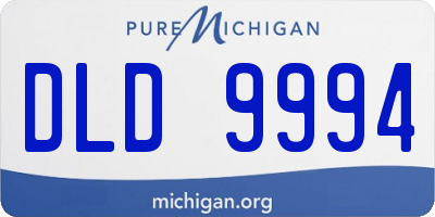 MI license plate DLD9994