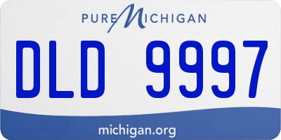 MI license plate DLD9997