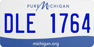 MI license plate DLE1764
