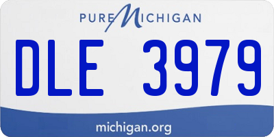 MI license plate DLE3979