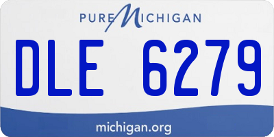 MI license plate DLE6279