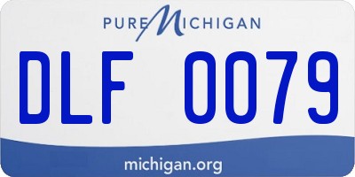 MI license plate DLF0079