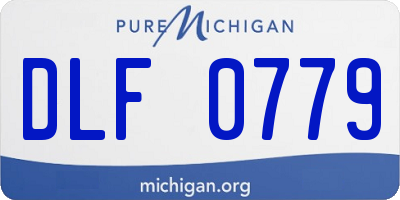 MI license plate DLF0779