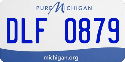 MI license plate DLF0879