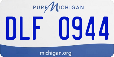 MI license plate DLF0944