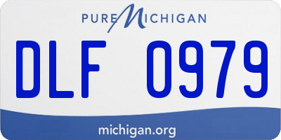 MI license plate DLF0979