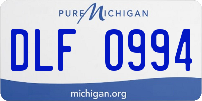 MI license plate DLF0994