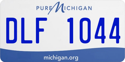 MI license plate DLF1044