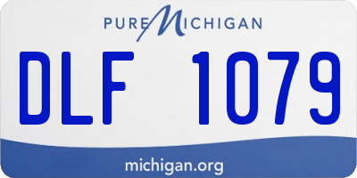 MI license plate DLF1079