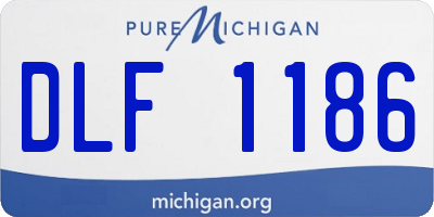MI license plate DLF1186