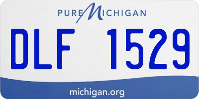 MI license plate DLF1529