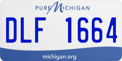 MI license plate DLF1664