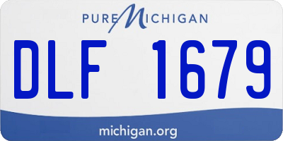 MI license plate DLF1679