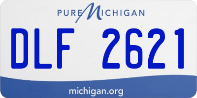 MI license plate DLF2621