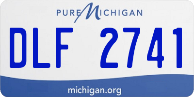 MI license plate DLF2741