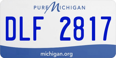 MI license plate DLF2817