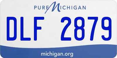 MI license plate DLF2879