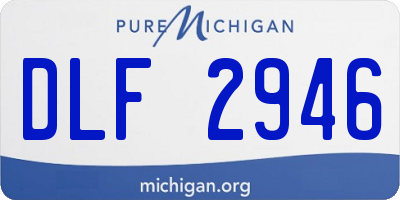 MI license plate DLF2946