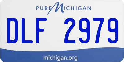 MI license plate DLF2979