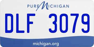MI license plate DLF3079