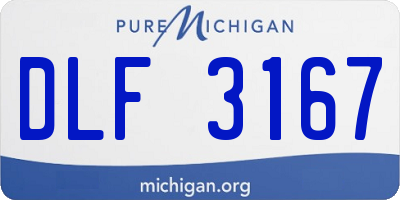MI license plate DLF3167