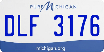 MI license plate DLF3176