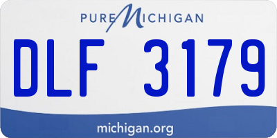 MI license plate DLF3179