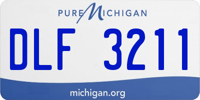 MI license plate DLF3211