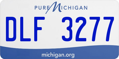MI license plate DLF3277