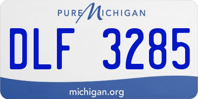 MI license plate DLF3285