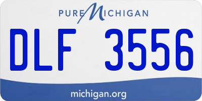 MI license plate DLF3556