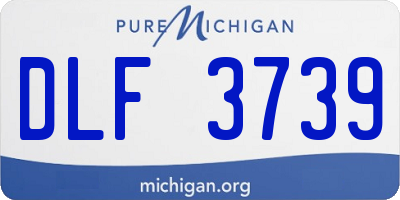 MI license plate DLF3739