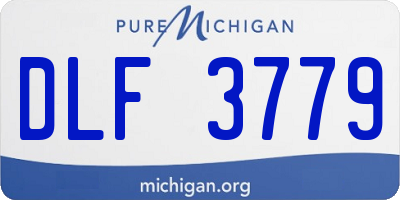 MI license plate DLF3779