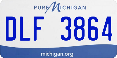 MI license plate DLF3864