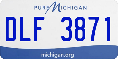 MI license plate DLF3871