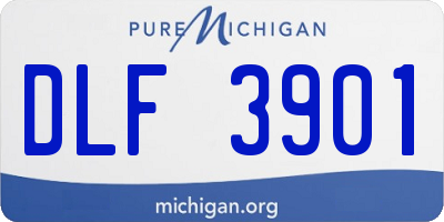 MI license plate DLF3901