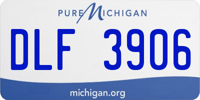 MI license plate DLF3906