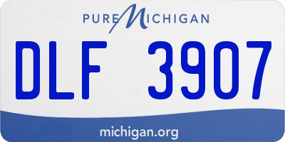 MI license plate DLF3907