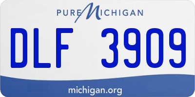 MI license plate DLF3909