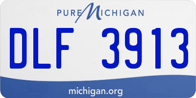 MI license plate DLF3913